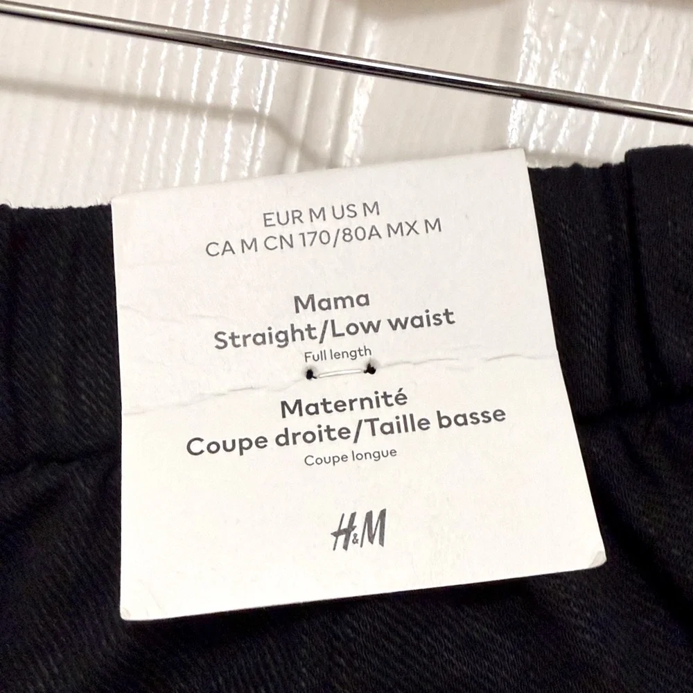 NWT H&M Mama Linen-Blend Dress Pants